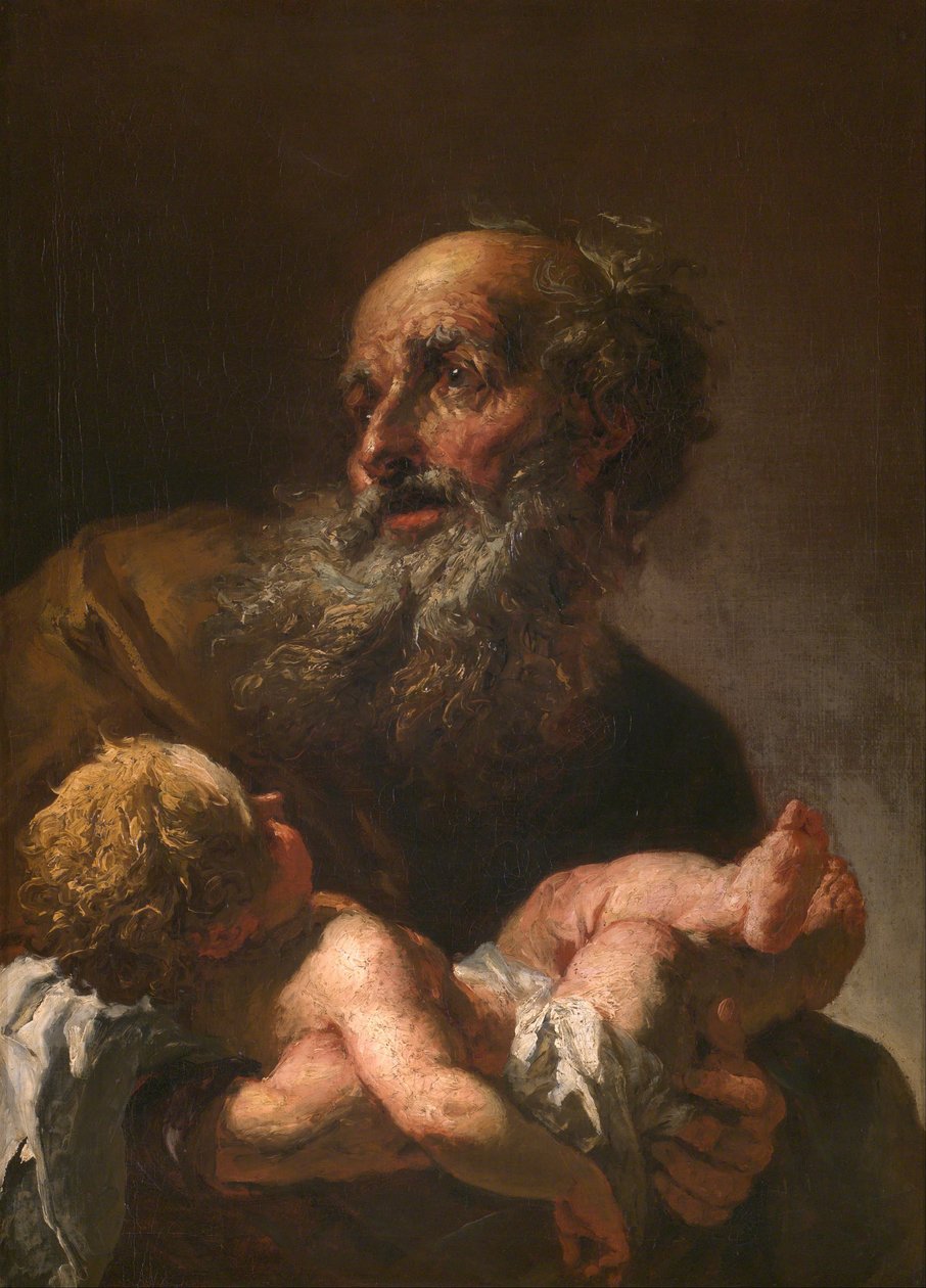 Simeon med Jesusbarnet av Petr Brandl
