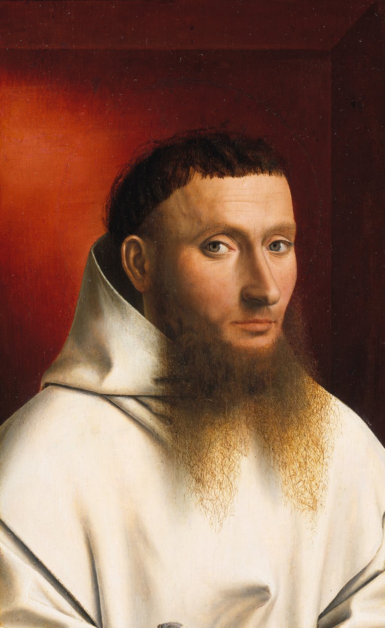Portrett av en karteuser, 1446. av Petrus Christus