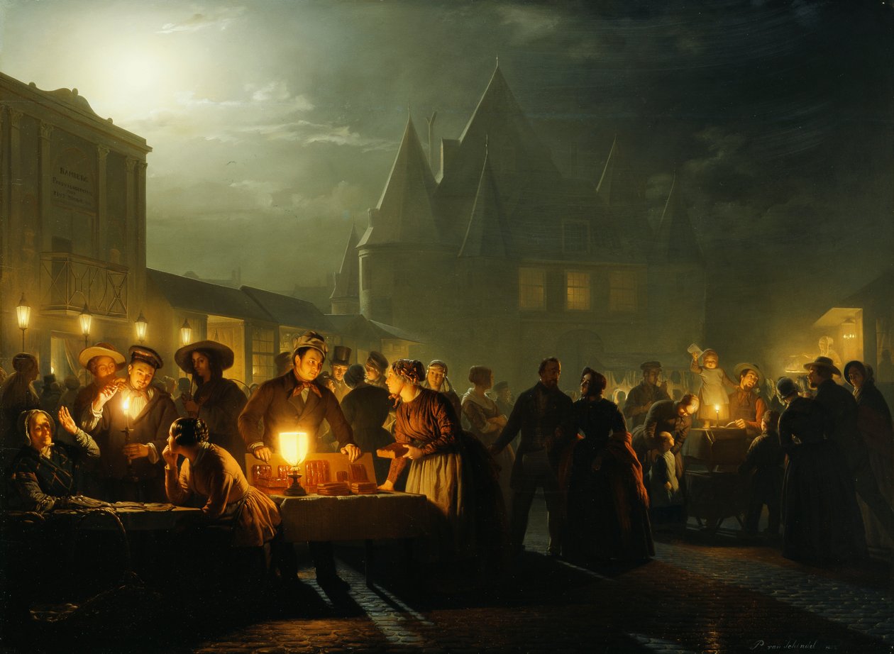 Bokmessen, 1852 av Petrus van Schendel