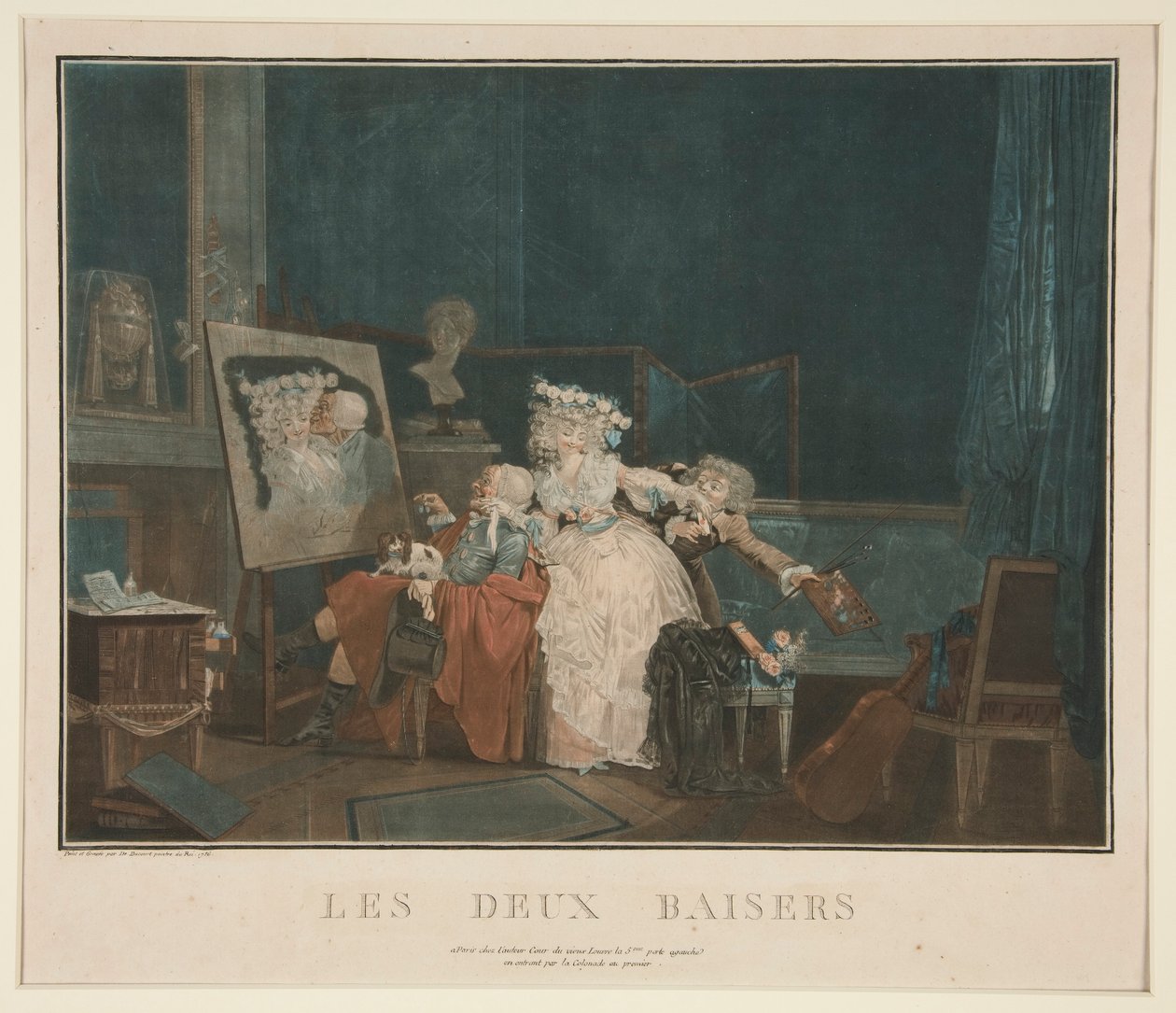 De to kyssene av Philibert Louis Debucourt