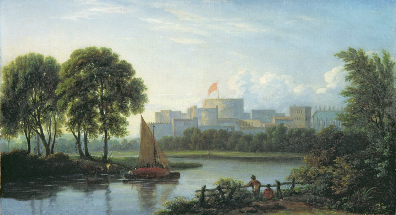 Windsor slott av Philip Reinagle