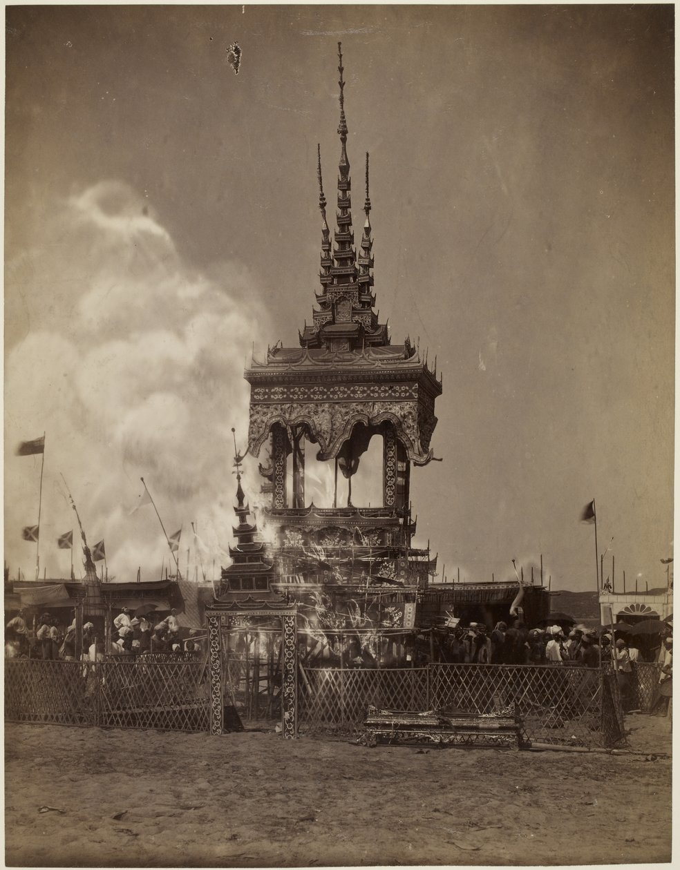 En burmesisk kremasjon av Philip Adolphe Klier