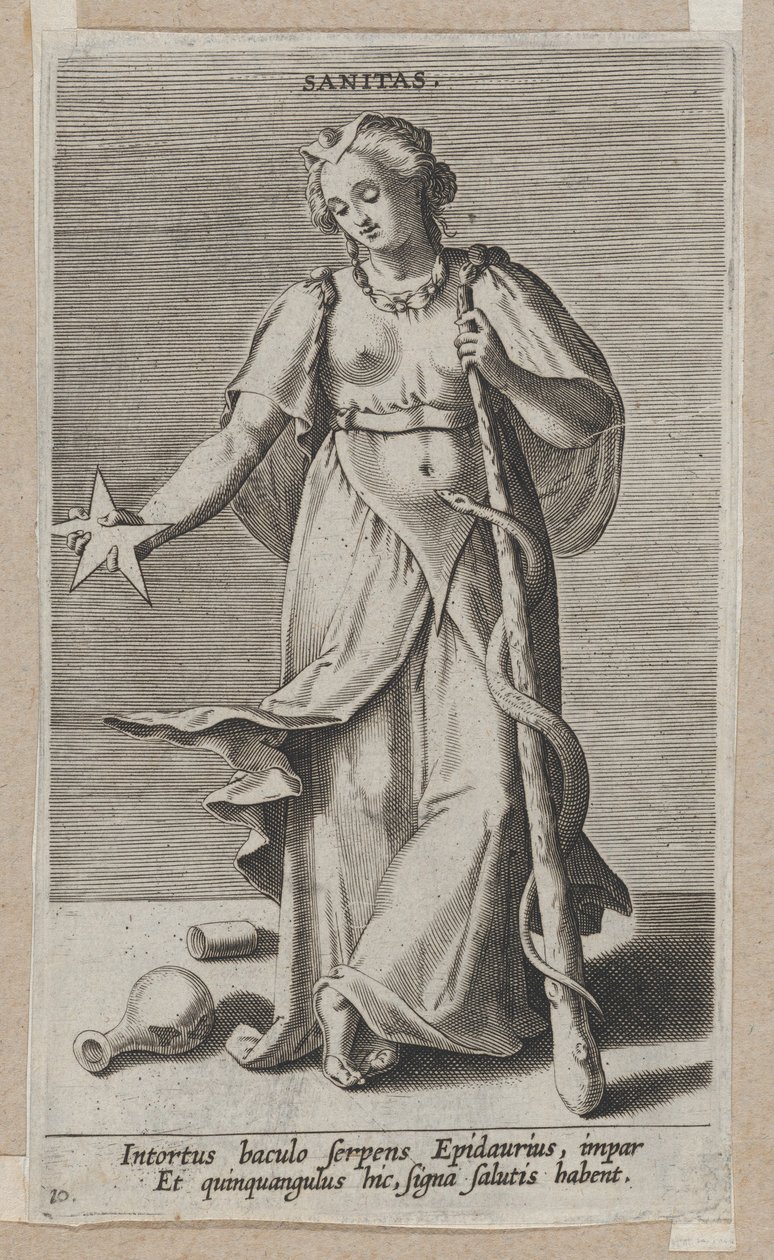 Sanitas, fra Prosopographia, ca. 1585-90., ca. 1585-90. av Philip Galle