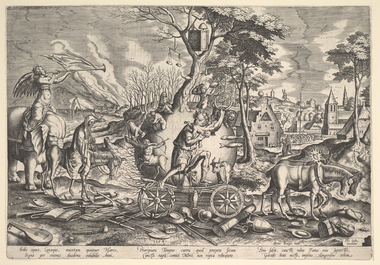 Tidens triumf, 1574. av Philip Galle