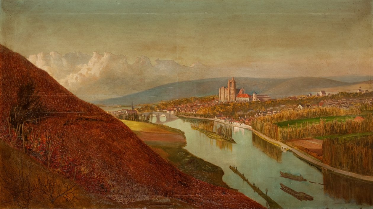 Sens from the Vineyards, 1863 av Philip Gilbert Hamerton