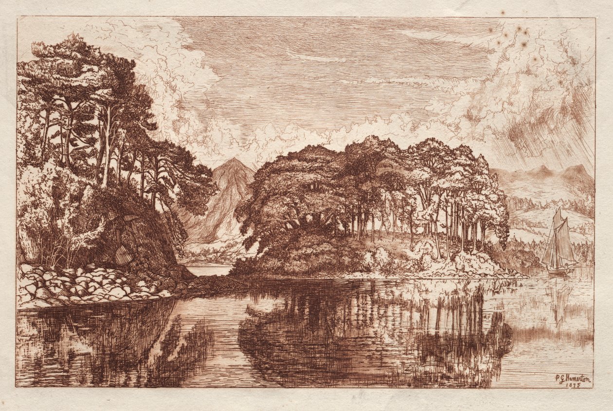 Innsjøen av Philip Gilbert Hamerton