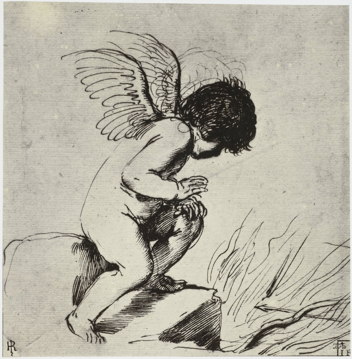 Anonym, en Amor av Philip Henry Delamotte