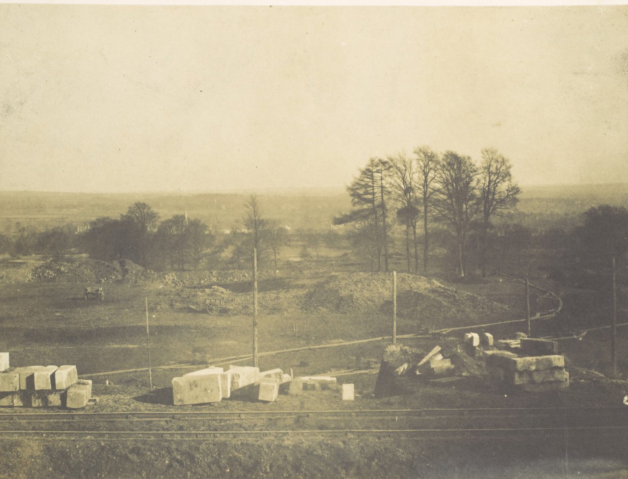 [Grounds Looking Towards Penge], 1854. av Philip Henry Delamotte