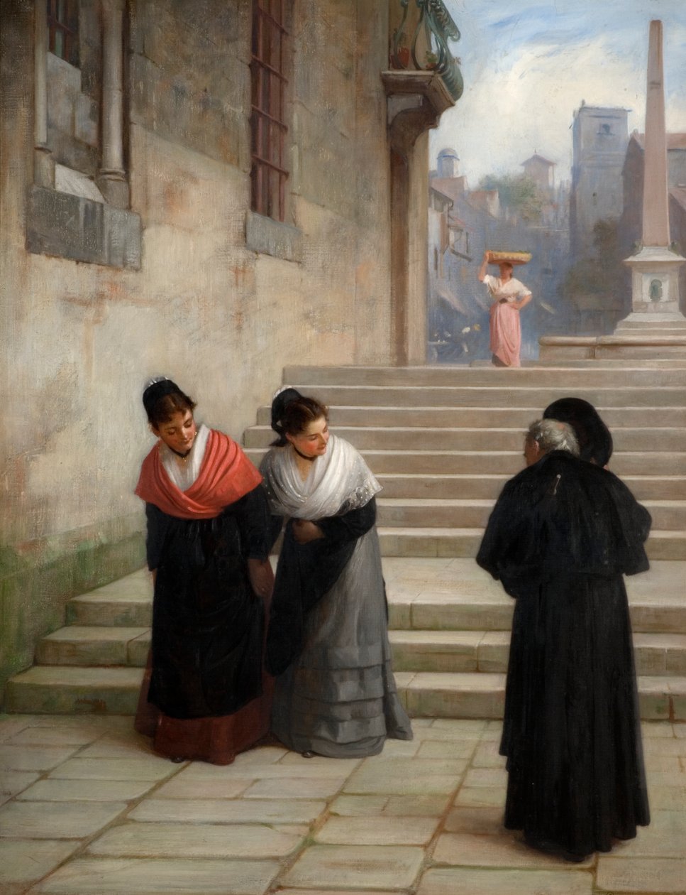 Hans ærbødighet, 1876 av Philip Hermogenes Calderon