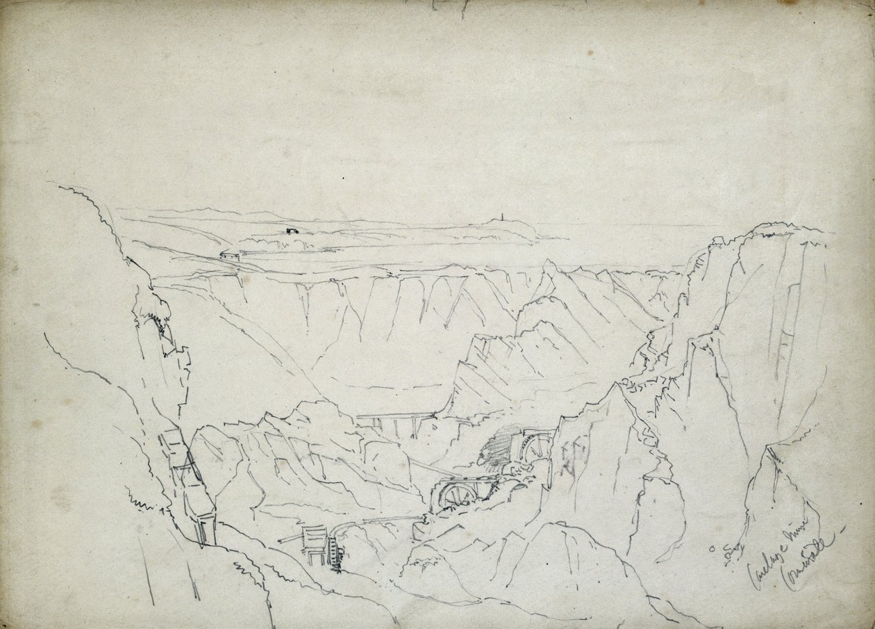 Carclase Mine Cornwall av Philip Mitchell