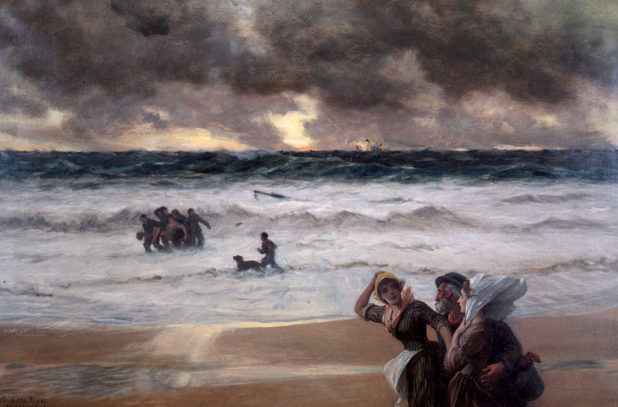 'Cardigan Bay', Wales, c1858-c1902 av Philip Richard Morris