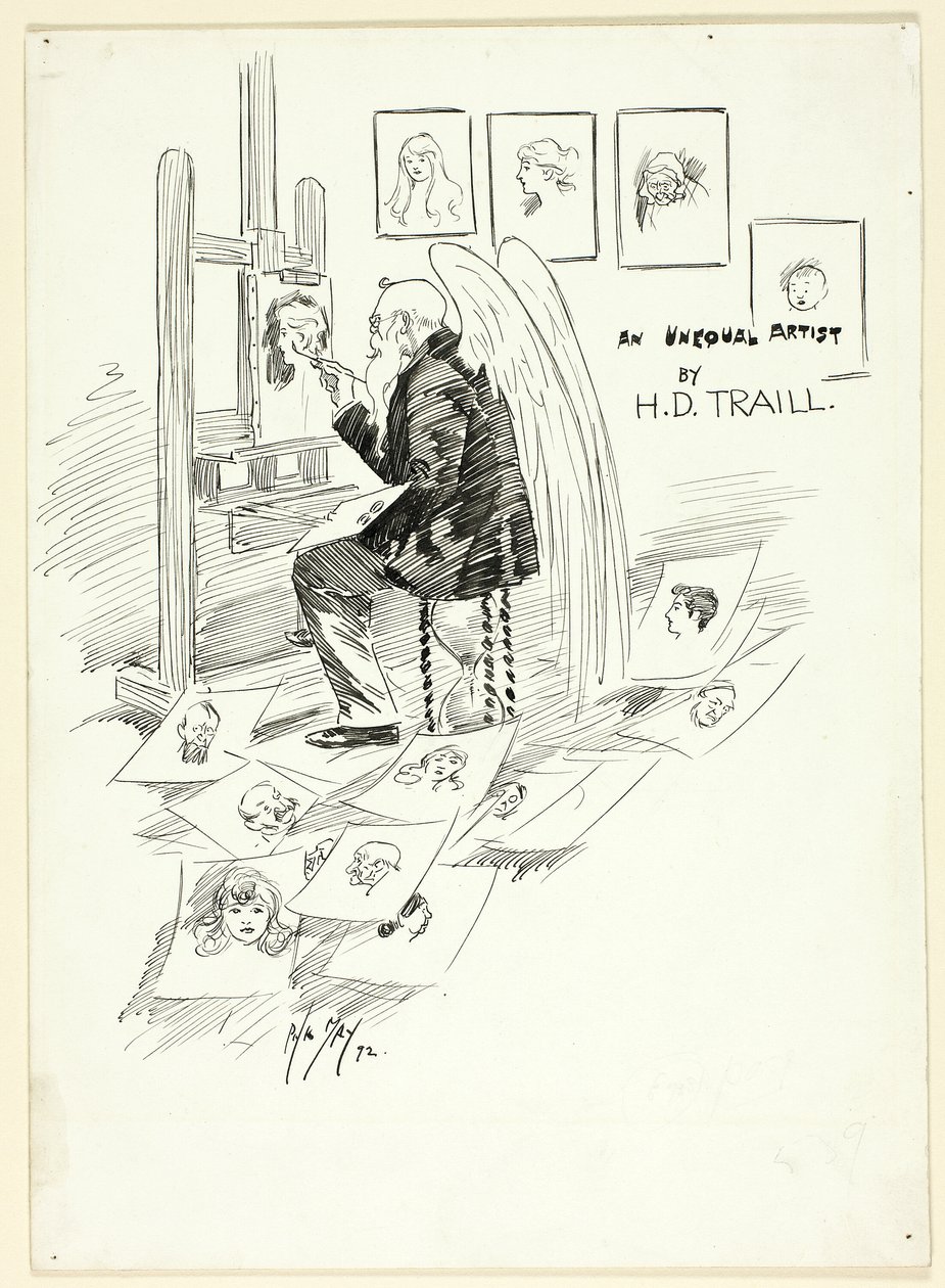 Studie for Cover av Philip William May