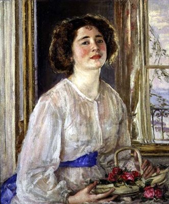 The Blue Sash av Philip Wilson Steer