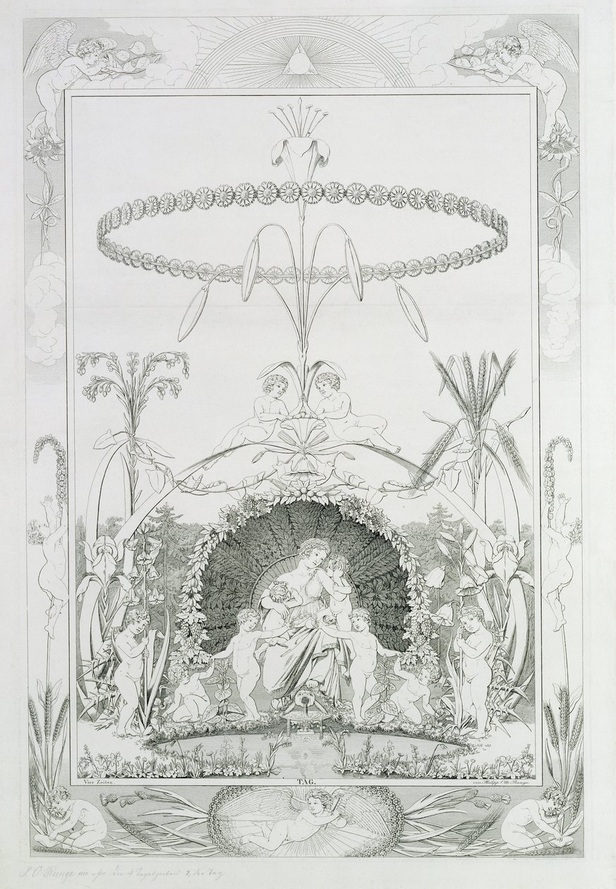 dag, 1805 av Philipp Otto Runge