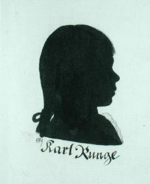 Karl Runge, 1789 (indisk blekk på papir) av Philipp Otto Runge