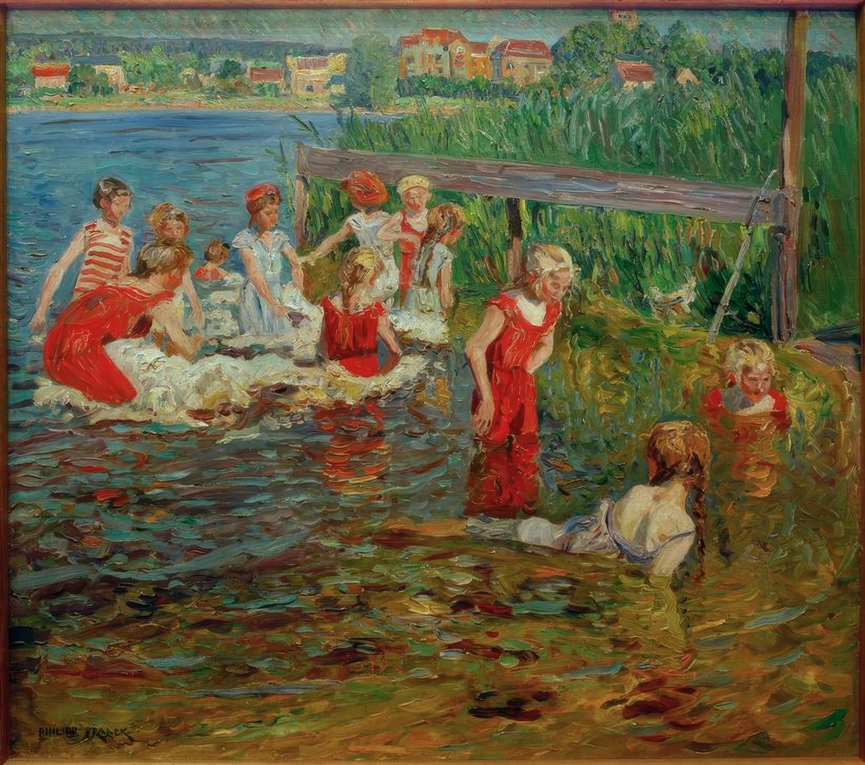 Badegøy av Philipp Franck