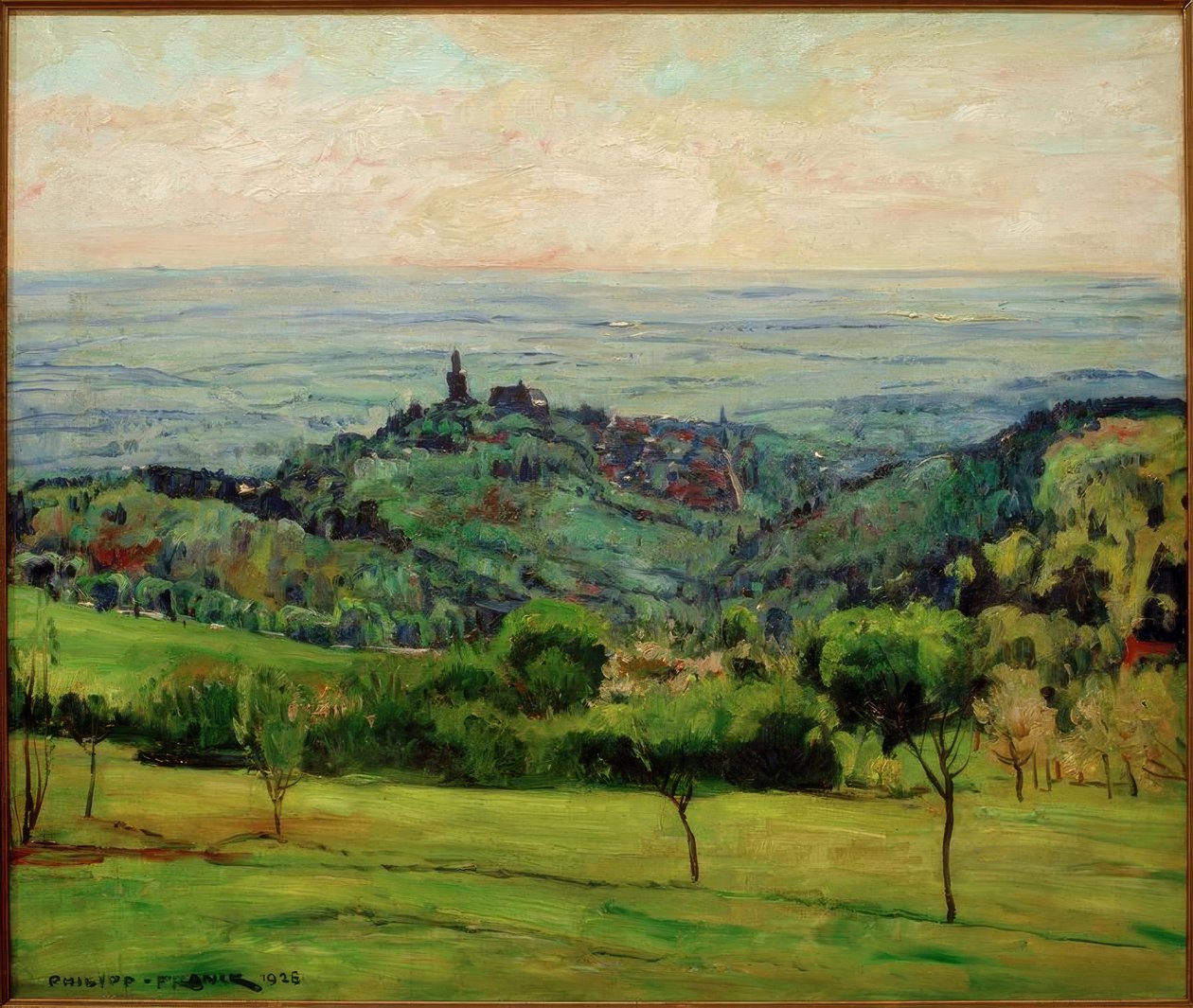 Utsikt over Kronberg av Philipp Franck