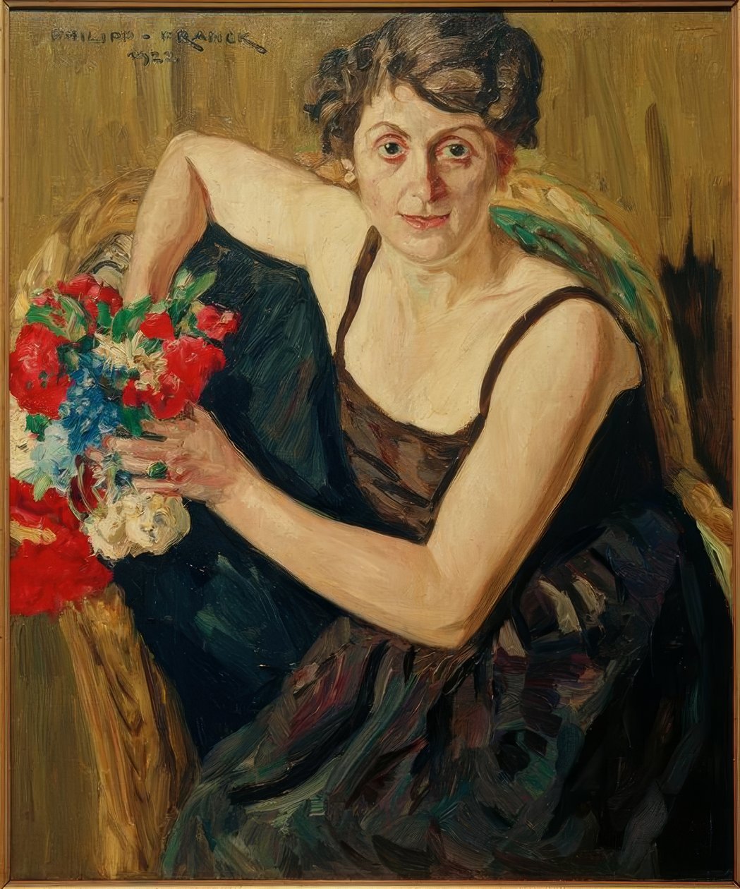 Portrett av en dame av Philipp Franck