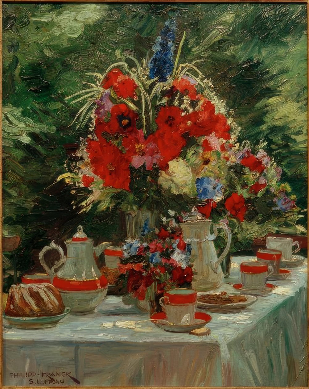 Kaffebordet av Philipp Franck