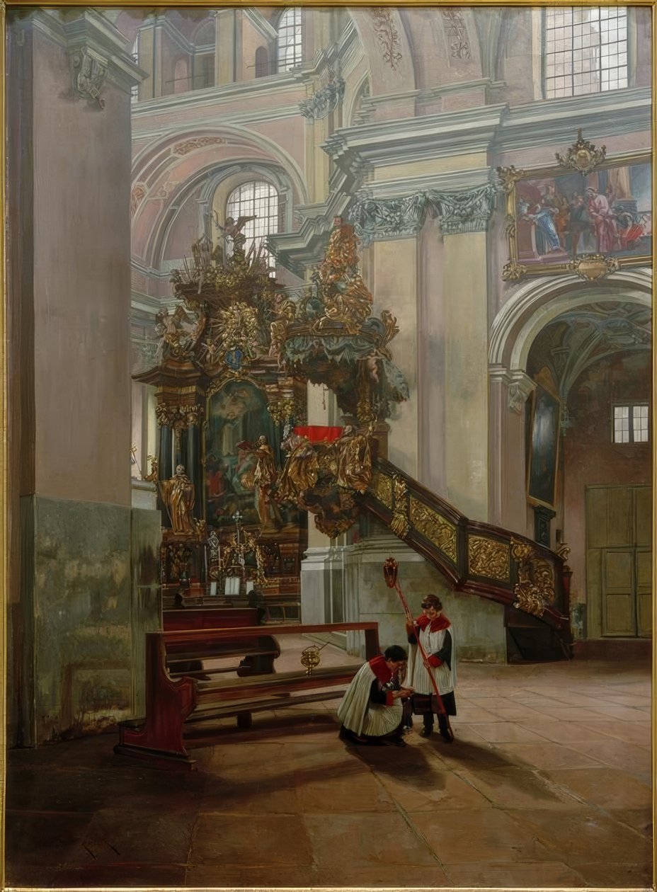 Kirkens interiør av Philipp Franck