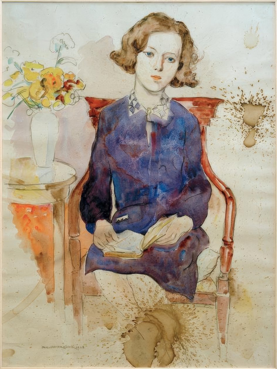 Portrett av Dorothee Waetzoldt av Philipp Franck