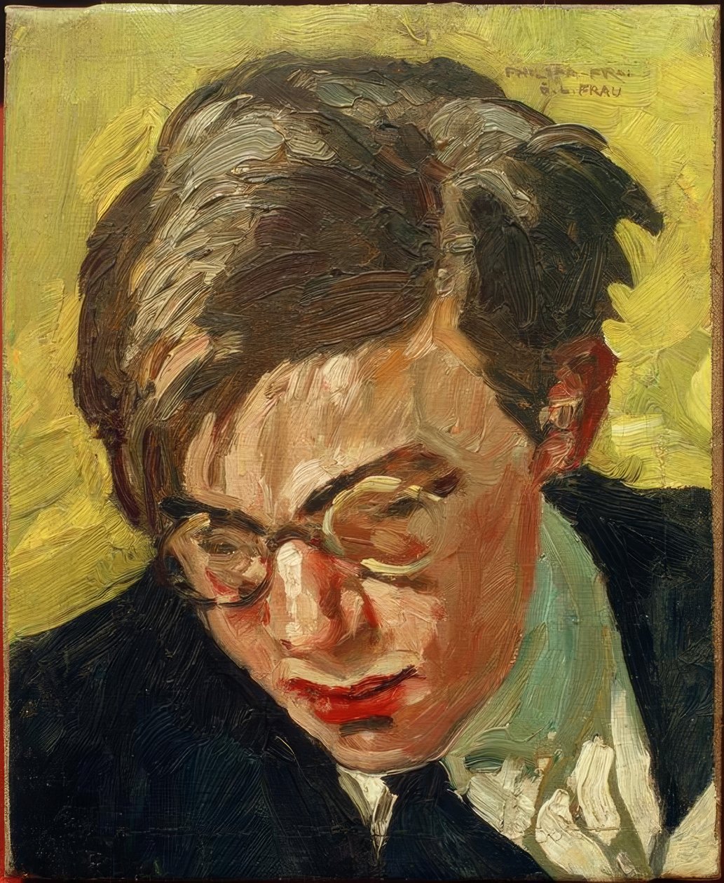 Portrett av sønnen Carrlutz Franck av Philipp Franck
