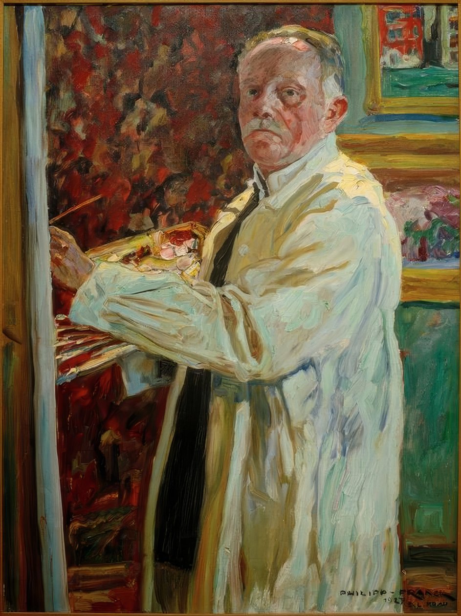 Selvportrett av Philipp Franck