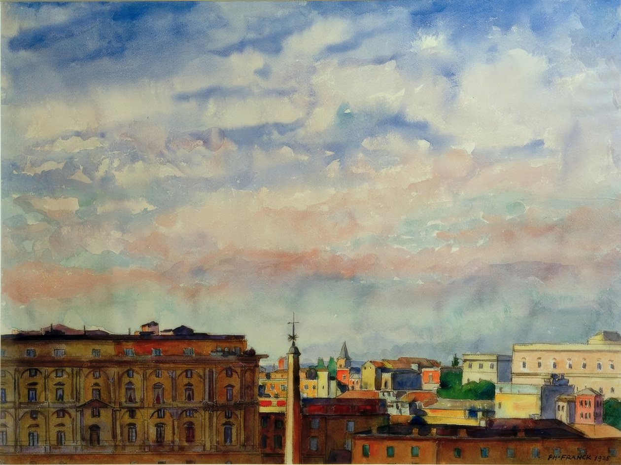 Skyer over Roma av Philipp Franck