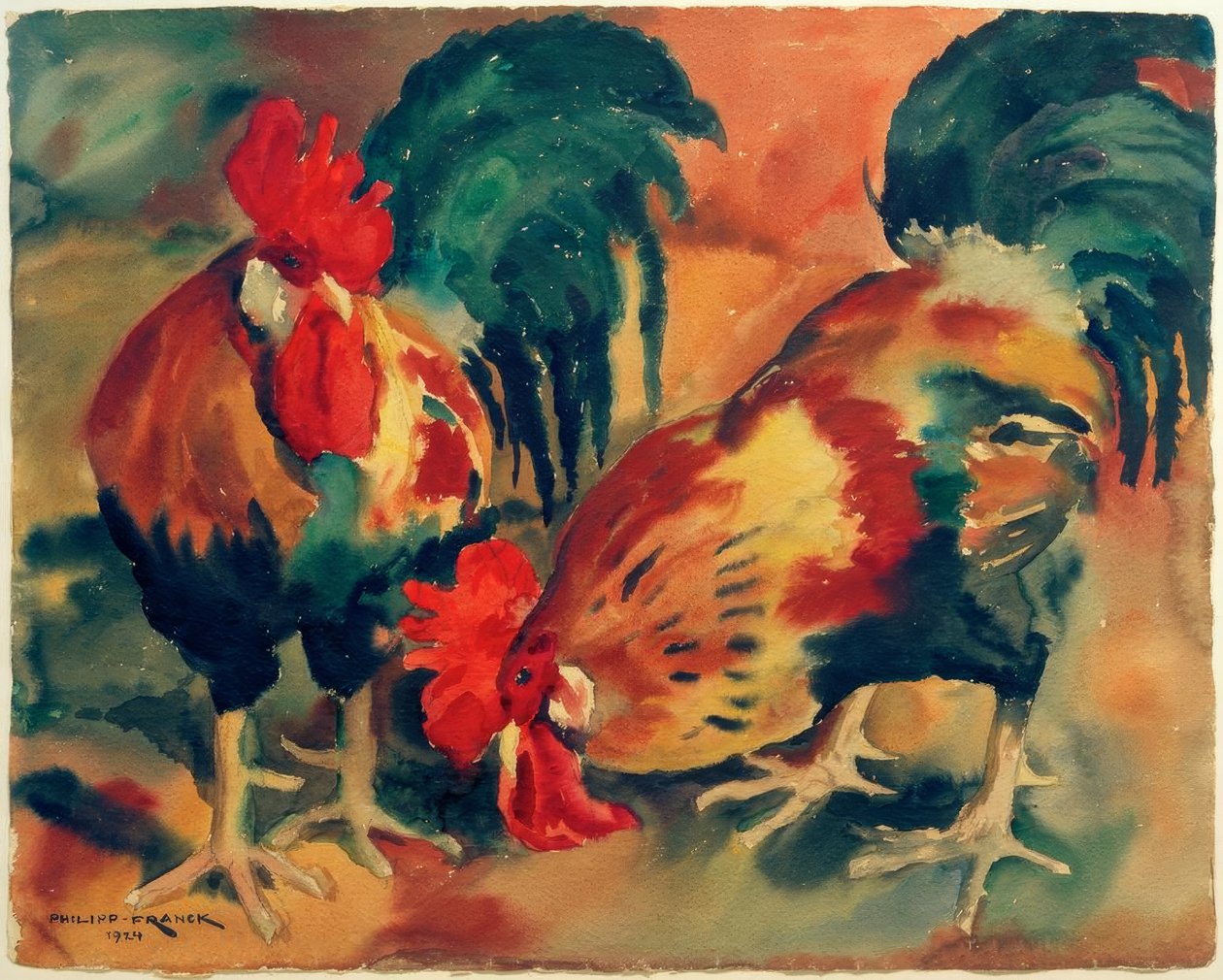 To haner av Philipp Franck