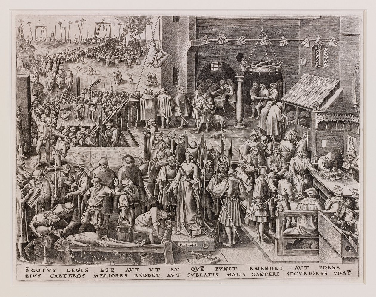Rettferdighet, c. 1560. av Philipp Galle
