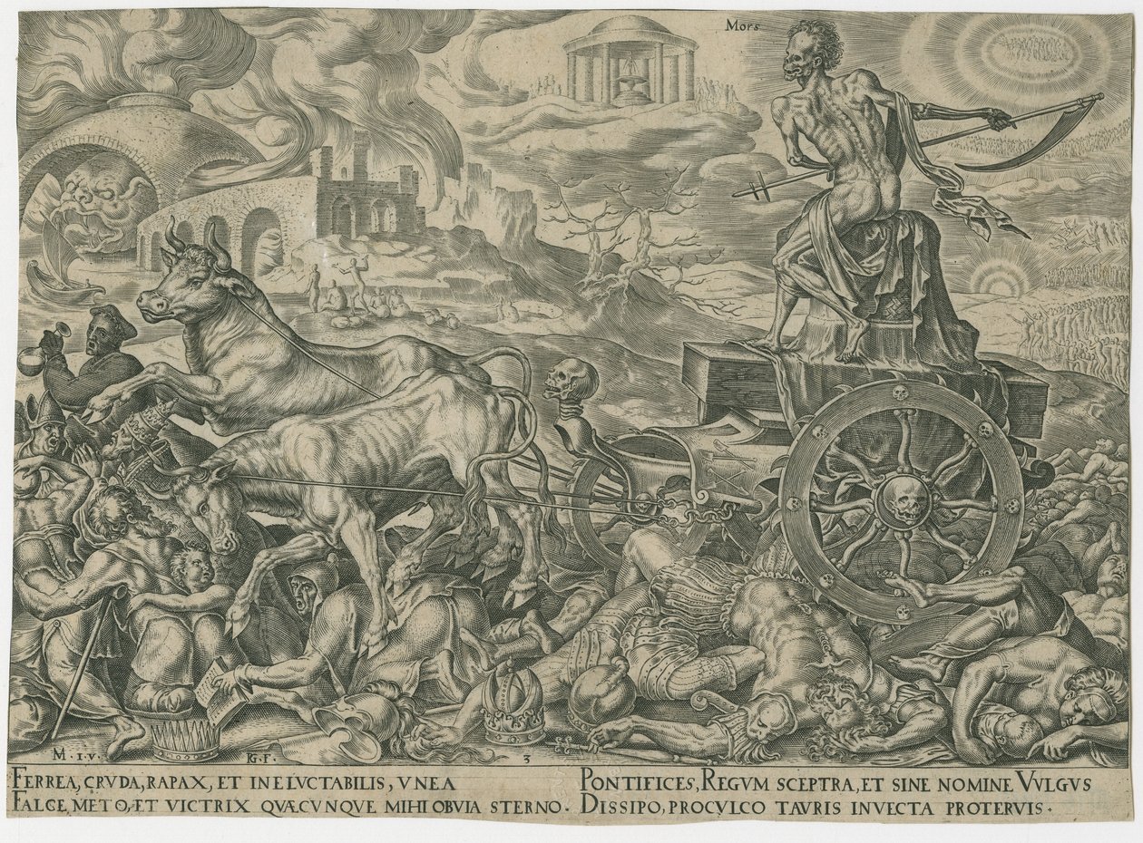 Dødens triumf, ca. 1565. av Philipp Galle