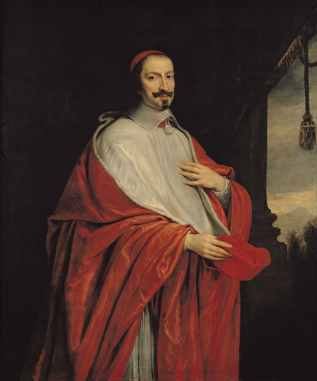 Portrett av Jules Mazarin (1602-61) av Philippe de Champaigne