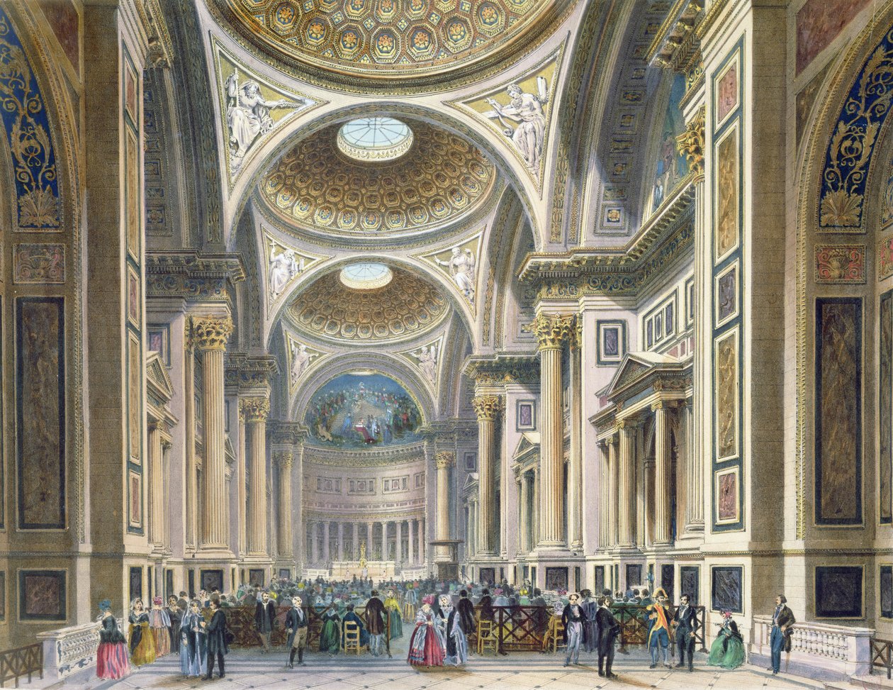 Interiør i La Madeleine, Paris av Philippe Benoist