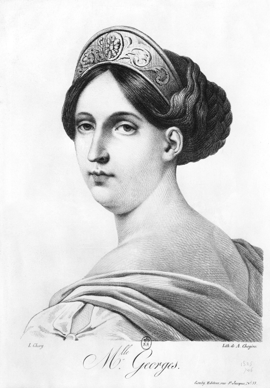 Frøken George, 1825 av Philippe Chery