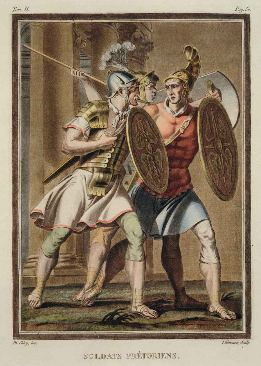 Soldiers of the Praetorian Guard, kostymer for 