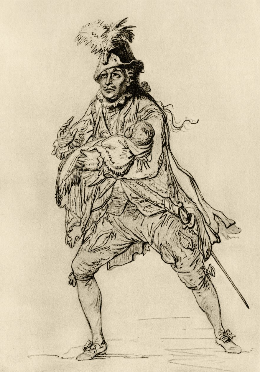 David Garrick i rollen som Don Juan av Philippe Jacques de Loutherbourg