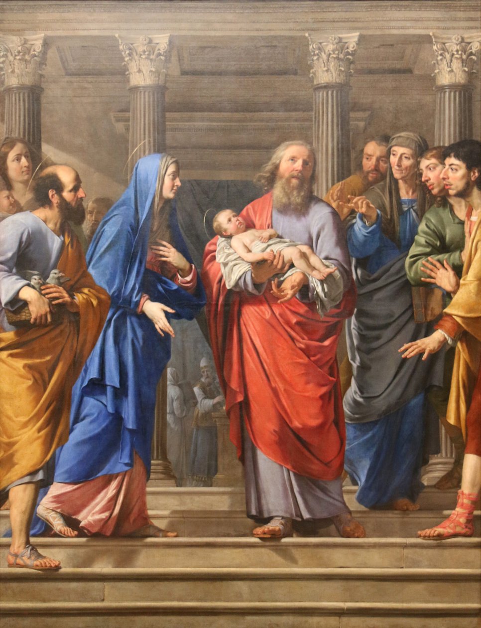 Presentasjon i tempelet av Philippe de Champaigne