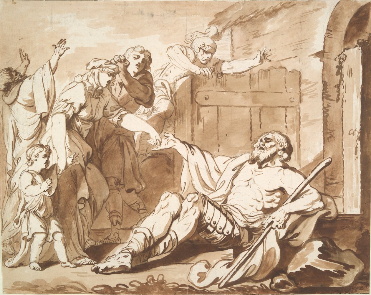 Den blinde Belisarius av Philippe Louis Parizeau