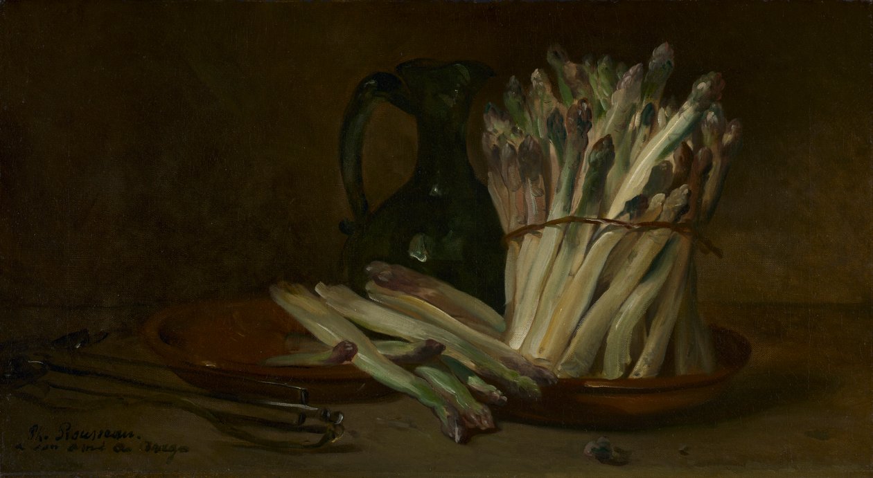 Stilleben med asparges, ca. 1880. av Philippe Rousseau