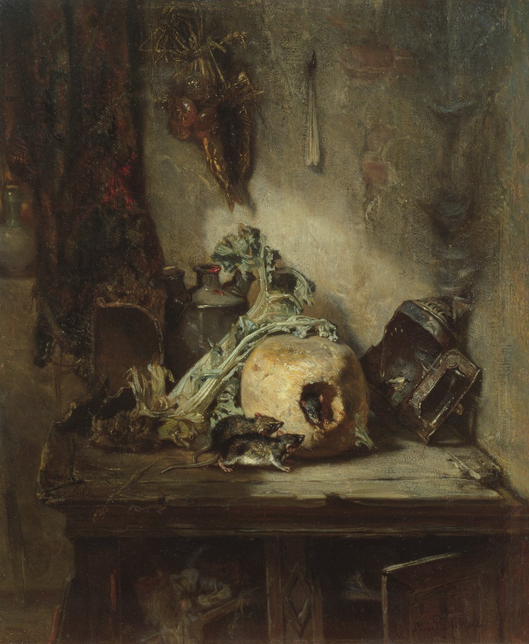 Eremittrotten, 1860-tallet av Philippe Rousseau