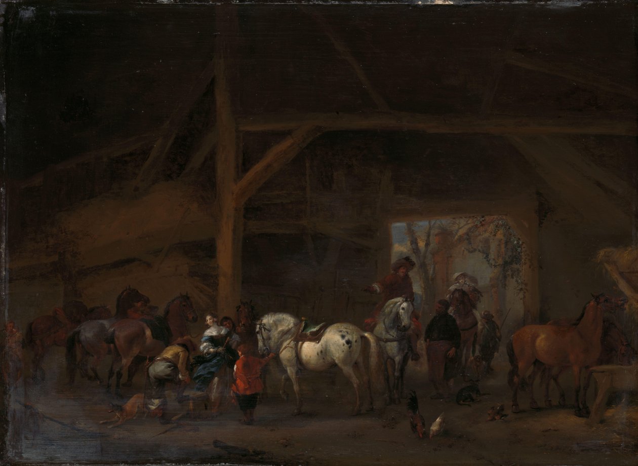 En stall av Philips Wouwerman