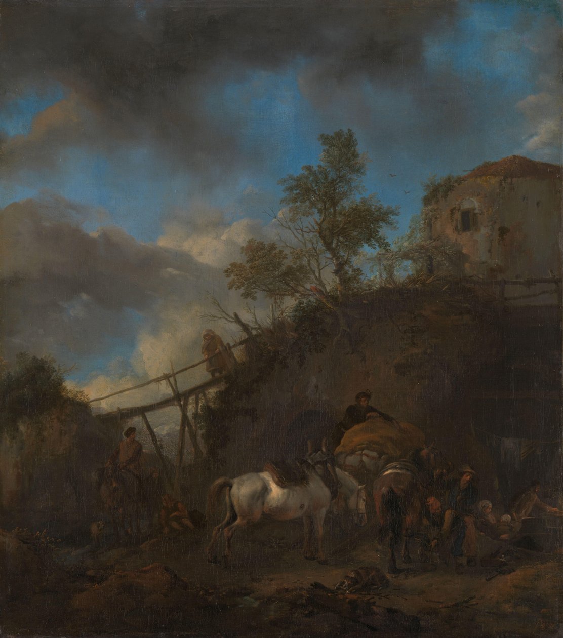 Smed som skoer en hest av Philips Wouwerman