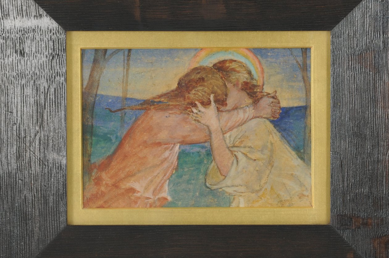 Møte i paradis, ca. 1906 av Phoebe Anna Traquair