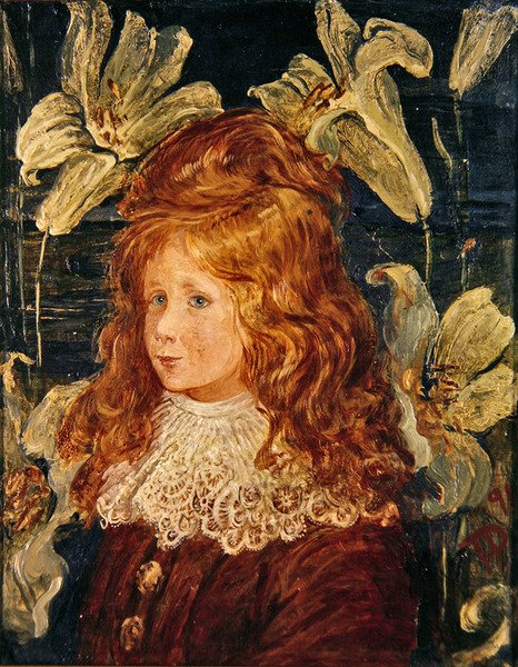 Portrett av en gutt av Phoebe Anna Traquair