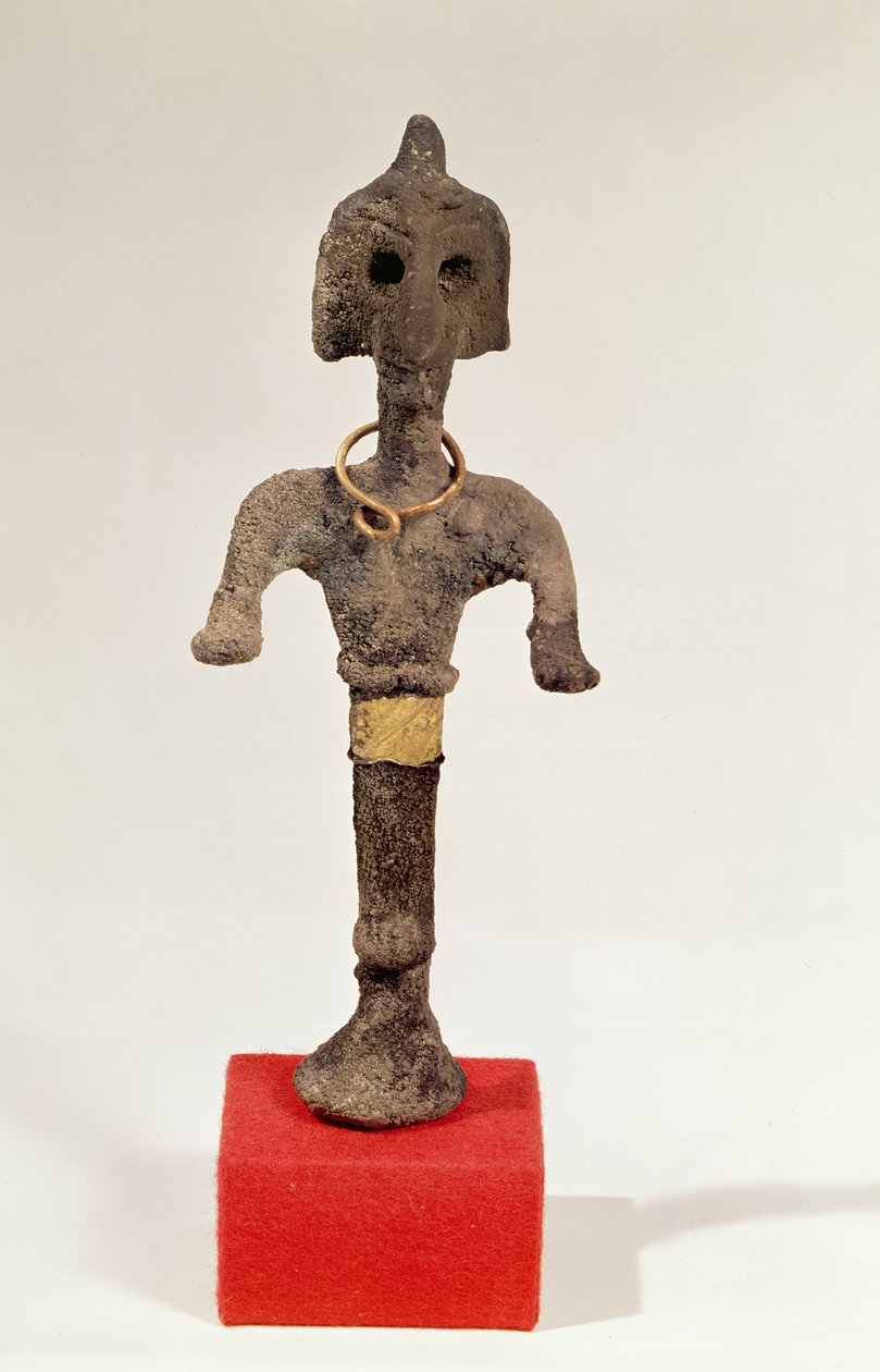 Divinity, 1800-1700-tallet f.Kr. (sølv og gull) av Phoenician