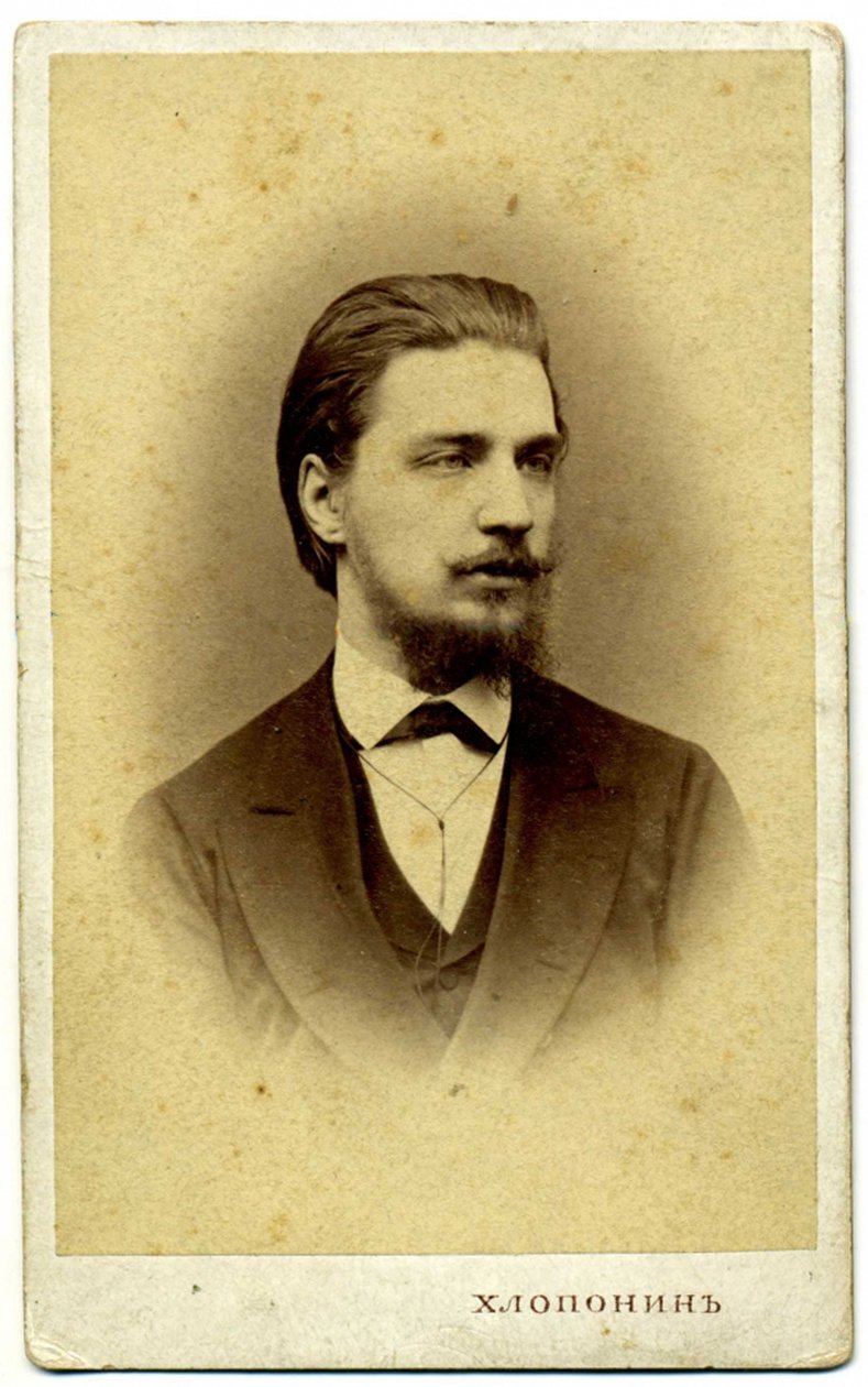 Alexander Sergeyevich Buturlin 1845-1916, 1872 av Photo studio Alexander Khloponin