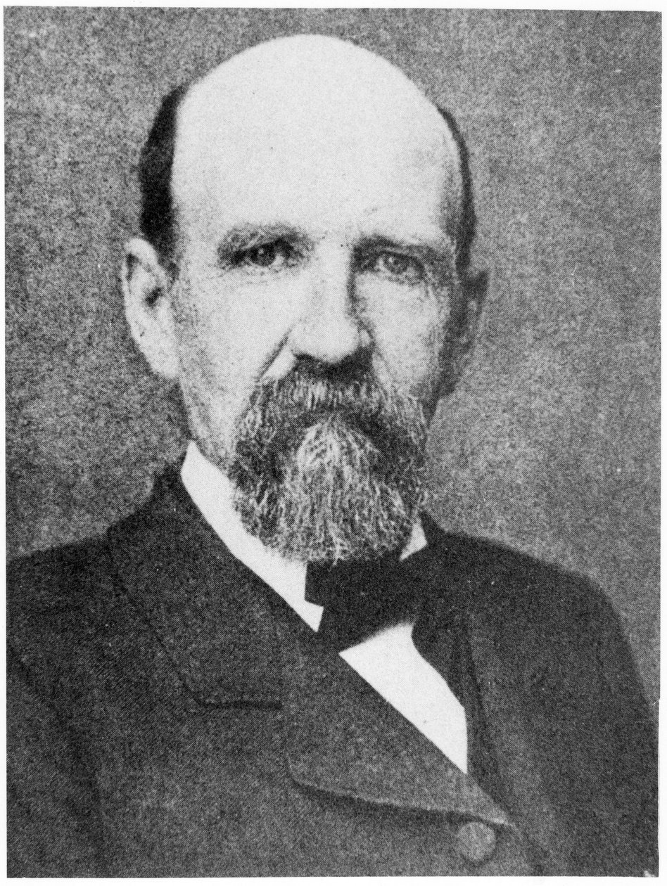 Joshua Slocum (s/hvitt bilde) av Photographer American
