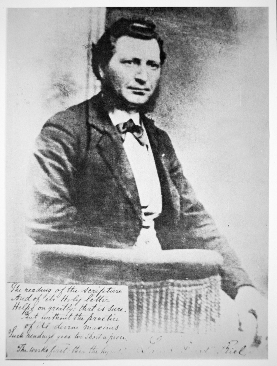 Louis Riel (s/hvitt bilde) av Photographer Canadian