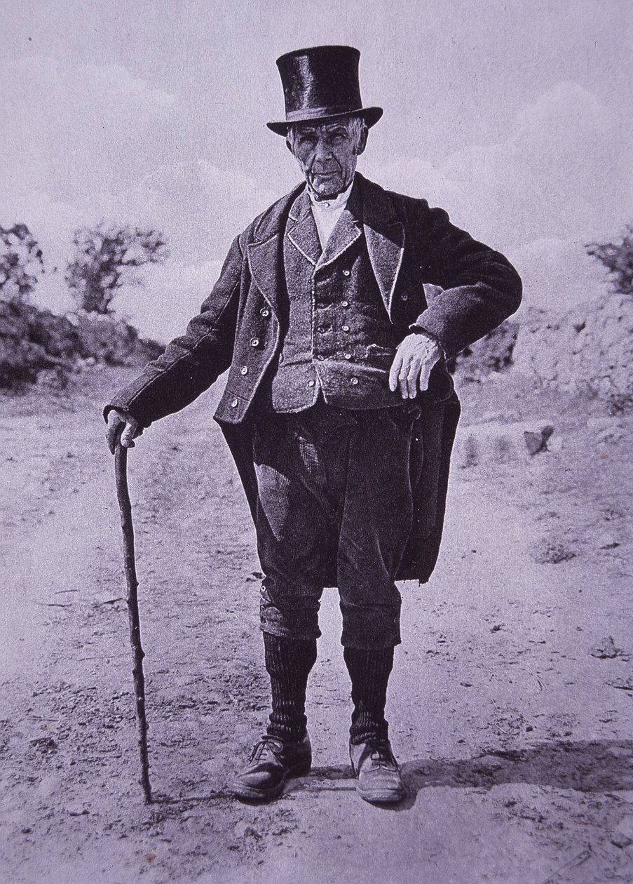 Sør-irsk herremann, ca. 1910 (s/hvitt-bilde) av Photographer Irish
