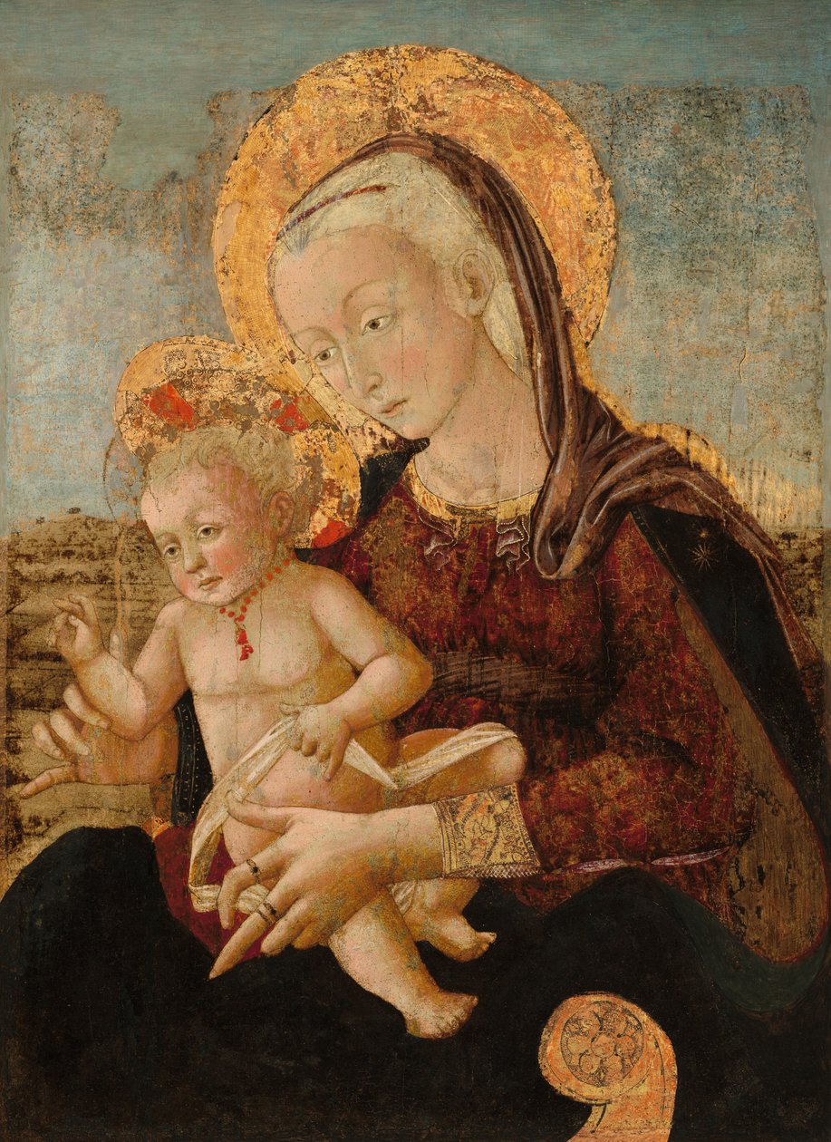 Madonna og barn av Pier Francesco Fiorentino